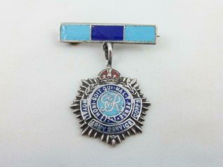 Ww2 Royal Army Service Corps Silver & Enamel Sweetheart Pendant Brooch / Badge