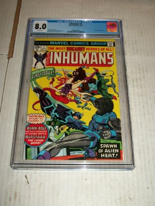 Marvel Inhumans 1 Cgc 8.  0 October 1975 Blastaar Appearance