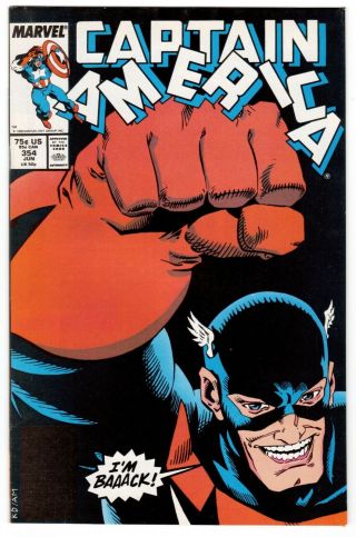 Captain America 354 (marvel 1989) 1st App John Walker As U.  S.  Agent A4 Vf/nm