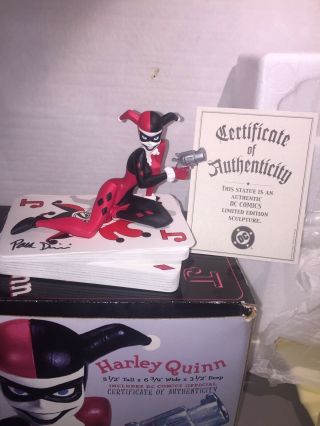 Limited Edition DC Direct Harley Quinn Cold - Cast Porcelain Statue (610 Of 6000) 2
