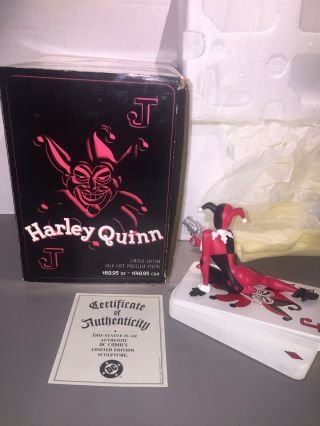 Limited Edition DC Direct Harley Quinn Cold - Cast Porcelain Statue (610 Of 6000) 5