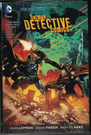 Batman Detective Comics Vol 4 The Wrath Hc Hardcover $24.  99srp Daniel