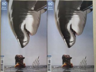 2 Copies Aquaman Jabberjaw Special 1 Dc Comics Nm Joshua Middleton Var Cover