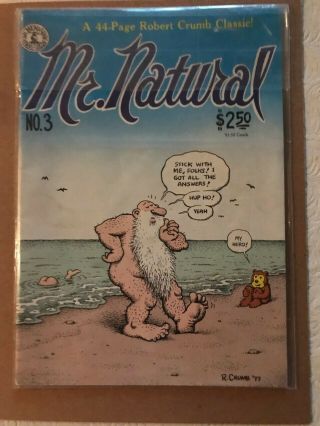 R.  Crumb " Mr.  Natural " No.  3 Classic Underground Comic Kitchen Sink Comics