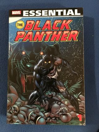 Marvel Essential Black Panther Volume 1 Jungle Action 6 - 22 24 1 - 10 Oop Rare