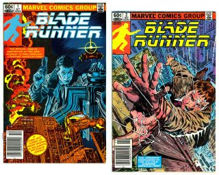 Blade Runner 1 - 2 Vf - Vf Newsstand Eds Complete Best Sci - Fi Film Ever Made 1982