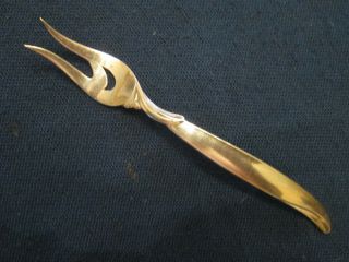 Flair Silverplate Rogers Pickle Olive Fork 1956 International Silver Ships