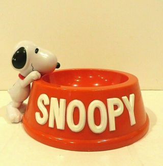 Peanuts Snoopy Small Plastic Pet Dish