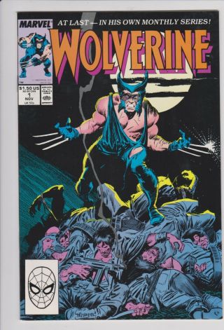 Wolverine 1 Mt Key 1st Wolverine In Series (1988)