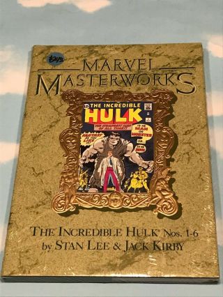 Marvel Masterworks Volume 8 Incredible Hulk 1 - 6 - Rare Gold Cover