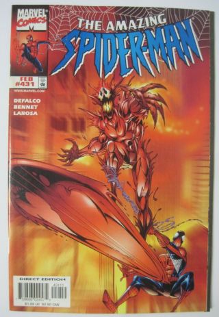 Spider - Man 431 Marvel Comics 1998 Cosmic Carnage Silver Surfer