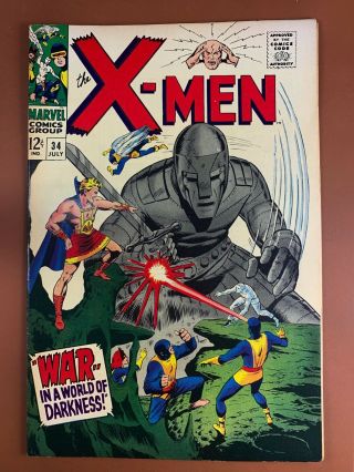 X - Men 34 Marvel Comics Silver Age