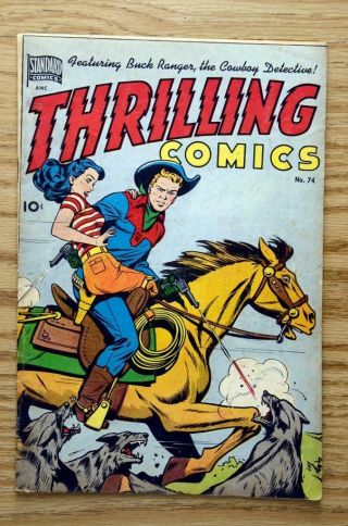 Standard Thrilling Comics No 74 November 1939