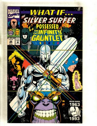 What If 49 Nm 1st Print Marvel Comic Book Silver Surfer Infinity Gauntlet Hj9