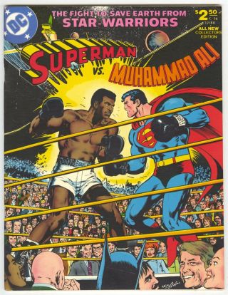 Dc Comic Superman Vs Muhammad Ali Treasury Edition V7 C56 Vf/nm 9.  0