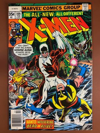 Uncanny X - Men 109 Marvel Comics 1st Appearance Of The Vindicator Bronze Age