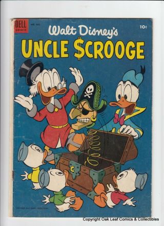 Uncle Scrooge Fc Four Color 495 Dell Comic Book Vg,  1953