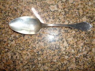 Vintage Pre - Owned Silver Plate Serving Spoon Unmarked