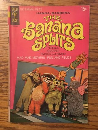 Vintage Gold Key The Banana Splits No.  1 1969 Comic Book Vg