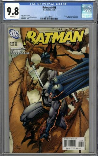 Batman 656 Cgc 9.  8 Nm/mt 1st Full Appearance Of Damian White Pages