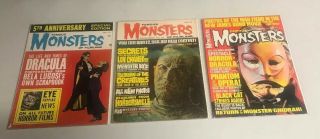Famous Monsters Of Filmland Set Of 3: 22,  31,  47