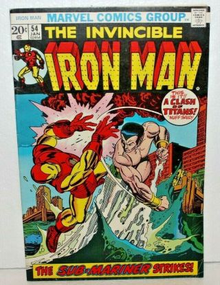 The Invincible Iron Man 54 Marvel Comic (1973) 1st Appearance Of Moondragon