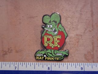 Green Rat Fink Novelty Hat Pin Lapel Pin Ed " Big Daddy " Roth