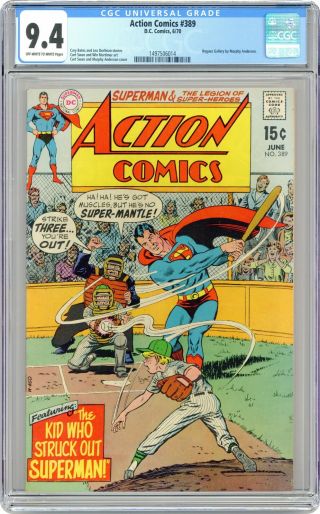 Action Comics (dc) 389 1970 Cgc 9.  4 1497506014