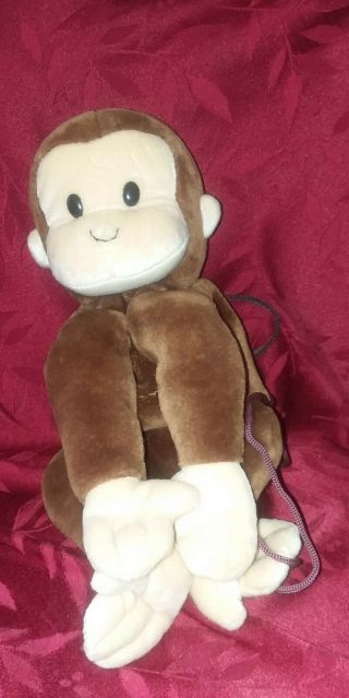 Curious George Plush Bag Backpack 18 Inch