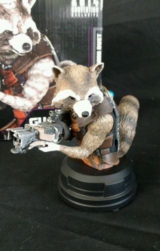 Sdcc 2014 Guardians of the Galaxy Rocket Raccoon Gentle Giant mini bust 487/800 5