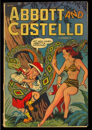 Abbott And Costello Comics 2 Scarce Golden Age St.  John Comic 1948 Fr - Gd