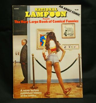 Vintage 1975 National Lampoon The Very Large Book Of Comical Funnies Adult Comic
