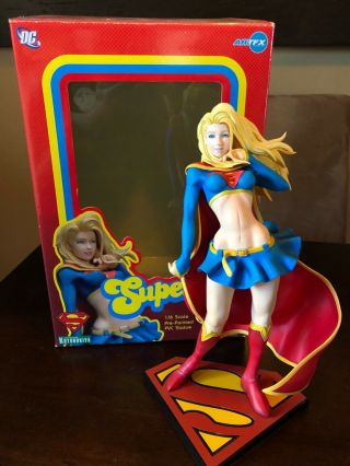 Kotobukiya Supergirl Artfx 1/6 Scale Pvc Statue Figure Dc Direct Not Superman