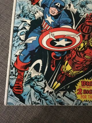 Marvel Double Feature 1 Featuring Captain America and Iron Man December 1973 5