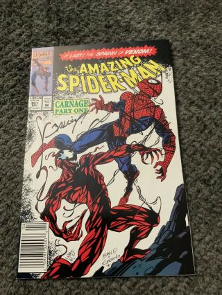 The Spider - Man 361 Mark Bagley Signature