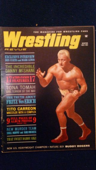9 Classic Era Wrestling Magazines - Rogers,  Bruiser,  Rocca,  etc. ,  Many. 3