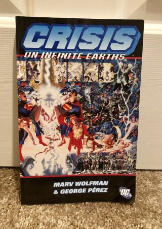 Crisis On Infinite Earths Trade Paperback Dc Comics Perez Wolfman 1985