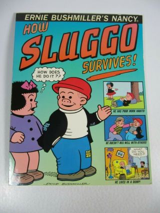 How Sluggo Survives - Nancy Comics Ernie Bushmiller - Tpb (kitchen Sink 1989)