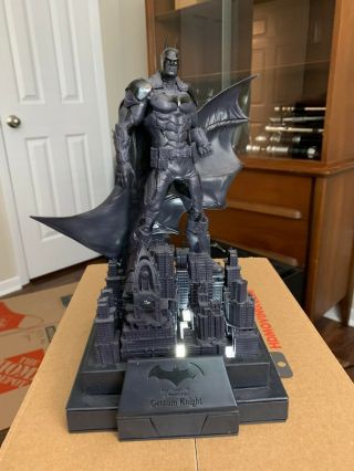 Ps4 Batman Arkham Knight Statue Gotham Memorial Limited Edition W/light No Box