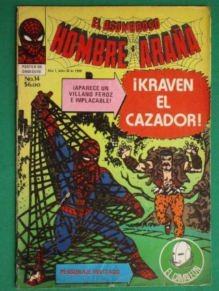 Spider - Man 15 1st App Of Kraven The Hunter Mexican Comic Novedades