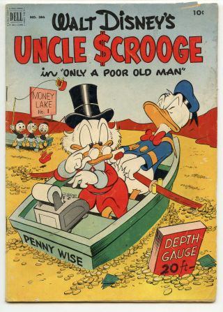 Jerry Weist Estate: Four Color Comics 386 Uncle Scrooge Only A Poor Old Man Vg