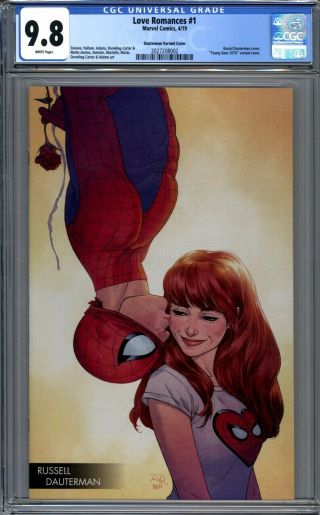 Love Romances 1 Marvel Comics Spider - Man & Mary Jane Variant 1st Print Cgc 9.  8