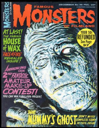 Famous Monsters Of Filmland 36 Fine (the Mummy 