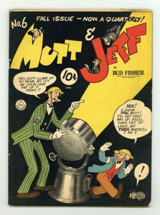 Mutt And Jeff (all Am.  /national/dell/harvey) 6 1942 Gd 2.  0