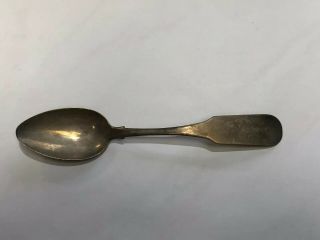 Early 1820s T.  Foster Coin Silver Spoon 13.  0g 5.  75”