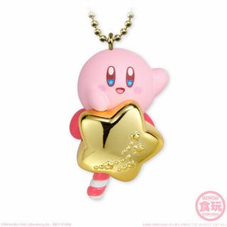 Twinkle Dolly Star Kirby 1 Kirby & Star Rod Keychain / Charm Bandai Japan