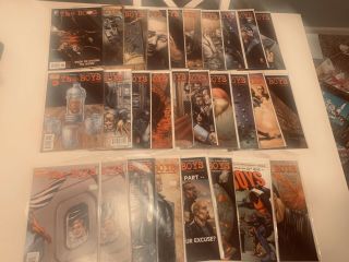 The Boys 1 - 27 Comic Wildstorm Printing Of 1st Issue.  Books In.