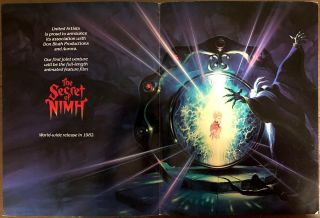 The Secret Of Nimh.  Don Bluth Animation.  Promotional Item.  1981