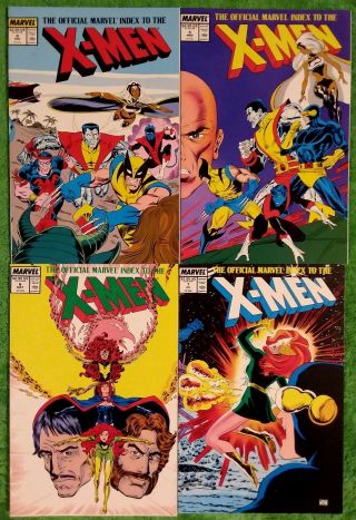 The Official Marvel Index To The X - Men Volume 4,  Issues 4,  5,  6,  And 7 - Marvel