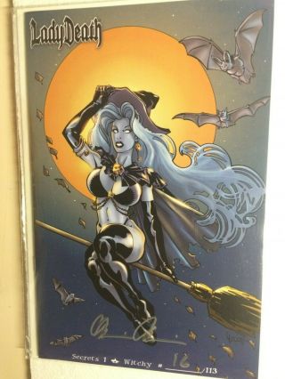Lady Death Secrets 1 Witchy Variant Cover By Georges Jeanty Nm Low Number 16